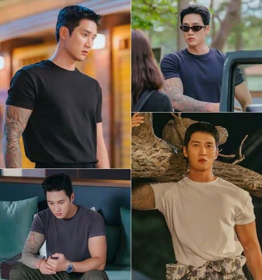 안보현, 전완근에 문신했다…한 팔 가득 타투('스프링피버')